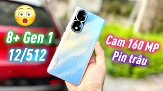 Chiếc máy độc đáo  Đảo như iP 12512 giao diện Siêu nhẹ Cam 160 MP Snap 8 Gen 1 Honor 80 Pro [upl. by Byrann]