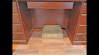 DIY Making Underdesk Foot Rest [upl. by Silverts624]