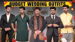 BUDGET WEDDING OUTFITS FOR INDIAN MEN  MENS INDIAN WEDDING OUTFIT FOR HALDI  SHAADI AND MORE [upl. by Any745]