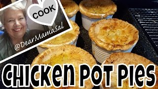 Chicken pot pies in a ramekin by DearMamaSal [upl. by Feilak423]