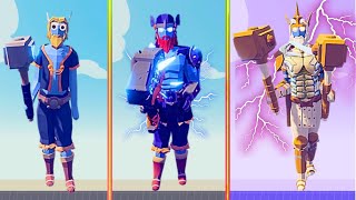 EVOLUTION OF THOR  TABS  Totally Accurate Battle Simulator [upl. by Derriey]