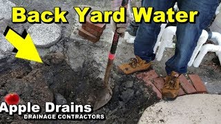 Back Yard and Pool Deck Flooding How to Correct Drainage Problems and Save 1000s [upl. by Pettifer98]