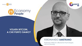 FamilyEconomy  Ferdinando Ametrano volata Bitcoin a che punto siamo [upl. by Foskett]