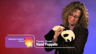 Folkmanis® Small Panda Puppet Demo  Retired [upl. by Kcub]