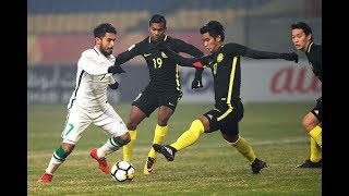 Saudi Arabia 01 Malaysia AFC U23 Championship 2018 Group Stage [upl. by Ayotaj770]