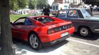 FERRARI 348 TS  Test drive in top gear  Spider  V8 engine sound  SCC TV [upl. by Natsuj]