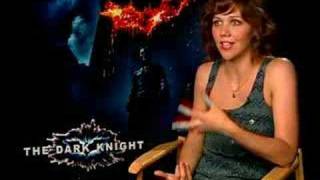 Spoiler Alert Maggie Gyllenhaal interview The Dark Knight [upl. by Allare]