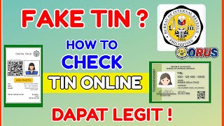 TIN Verification Is Your TIN Number Legit How to Check TIN Online [upl. by Regnij]