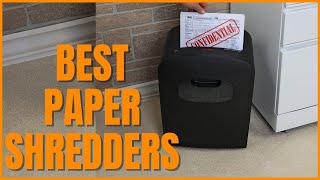 Top 5 Best Paper Shredders for Fast Shredding in 2023 [upl. by Anelehs615]