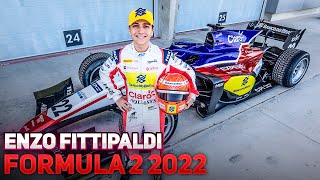 ENZO FITTIPALDI de volta à FORMULA 2 [upl. by Colbert]