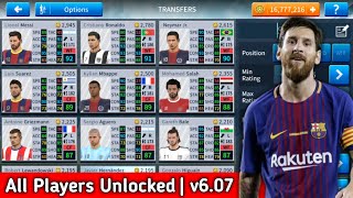 Dream League Soccer 2019 Mega Mod Apk v607All Players Unlocked  Unlimited Players Development [upl. by Barra248]