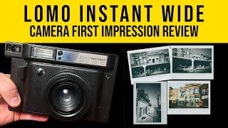 LOMO Instant Wide Camera First Impression Review [upl. by Hole]