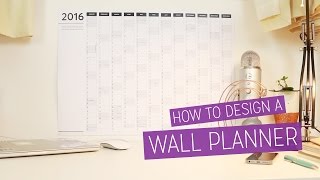 DIY 2016 Wall Planner  Design Tutorial  CharliMarieTV [upl. by Jp]