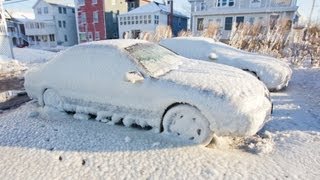 Insane Blizzard Video with Hurricane Force winds [upl. by Shaper]