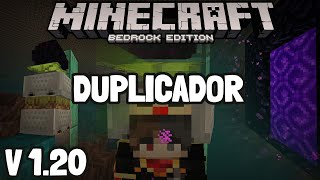 MINECRAFT BEDROCK 120 DUPLICADOR DE BLOQUES CON GRAVEDAD [upl. by Eiralam935]