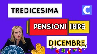 TREDICESIMA PENSIONI INPS DICEMBRE 2023 Bonus e Aumenti [upl. by Radburn189]