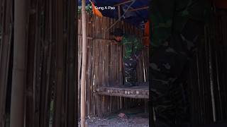 Grandfather repaired the degraded bamboo house sungapao bamboohouse family farm farming [upl. by Ancalin77]