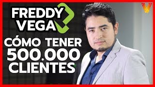 😱 Freddy Vega Biografía  Cómo tener 500000 clientes  Platzi [upl. by Mallissa]