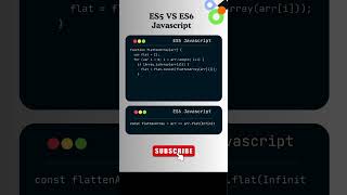 ES5 vs ES6 JavaScript  Flatten a nested array  Code Pulse [upl. by Cirala]