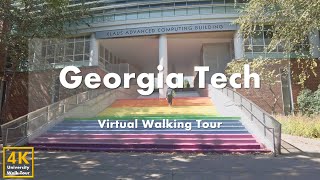 Georgia Institute of Technology Part 2  Virtual Walking Tour 4k 60fps [upl. by Tiena]