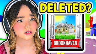 ROBLOX BROOKHAVEN Is Getting DELETED in 2024 [upl. by Jacklyn334]