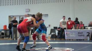 2016 ONT SR PROV FW48kg Farrantina Gatta Brock vs Augusta Eve Impact [upl. by Holmen]