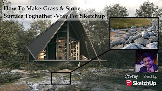 Vray For Sketchup Realistic Terrain Making [upl. by Haramat]