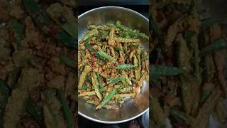 kurkuri Bhindi Fry Recipe recipe bhindi food shortsfeed ytshorts trending kolkatafood [upl. by Leanahtan]