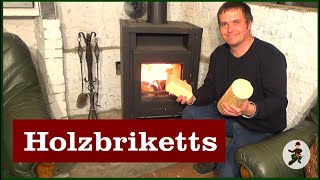 Holzbriketts zum Heizen [upl. by Ludba]