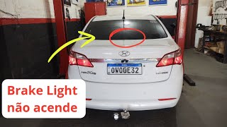 HB20 Não acende o Brake Light  terceiro sinal de Freio  Veja como trocar a lâmpada do Brake light [upl. by Paolina]