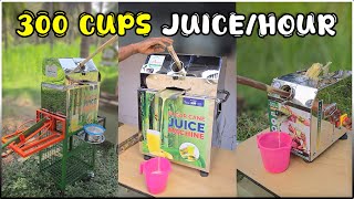 Amazing Sugarcane Juicer Machine  Sri Anjayneya Industries  Sugarcane Juice Making Machine [upl. by Arfihs681]