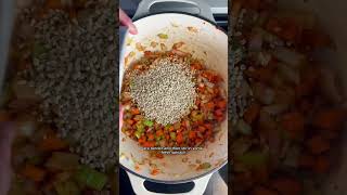 Healthy Vegetable Barley Soup with Sweet Potato and Spinach [upl. by Biggs]