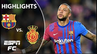 Memphis Depay leads Barcelona in a win over Mallorca  LaLiga Highlights  ESPN FC [upl. by Sidoney211]