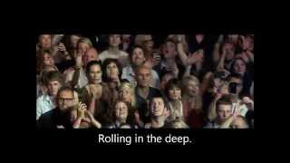 Adele ROLLING IN THE DEEP lyrics  LIVE at Royal Albert Hall [upl. by Yenar]