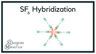 Hybridization of SF6 Sulfur Hexafluoride [upl. by Ianej]