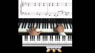 How to play Skyfall by Adele on piano [upl. by Kristos]