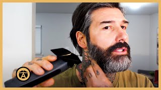 How to Trim Your Beard When Growing It Out Long [upl. by Frentz]