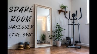 WE BUILT A GYM SPARE ROOM TRANSFORMATION [upl. by Nomra]