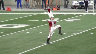 OSU Drum Major John LaVange  Last Ramp Entrance vs Illinois  11182017 [upl. by Elboa187]