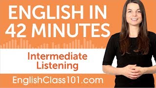 42 Minutes of Intermediate English Listening Comprehension [upl. by Anelegna18]