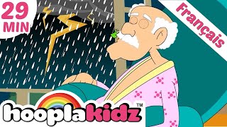 Chanson de pluie pour les enfants  Il pleut et il pleut  HooplaKidz Français [upl. by Robbins]