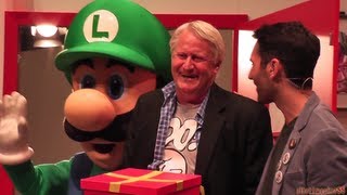 Gamescom 2013  Nintendo  Stand mit Charles Martinet 22082013 [upl. by Adnamas]