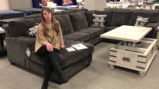 Ashley 80703 Ballinasloe Sectional  SpeedyFurniturecom [upl. by Tomi]