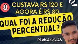 Uma mercadoria que custava R 12000 agora ela custa R 80 REVISA GOIÁS 3° ano Professor Euler [upl. by Lilah755]