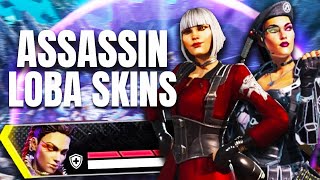 FRAGGING WITH THE LOBA ASSASSIN BUNDLE SKINS  Apex Legends Season 21 [upl. by Uri34]