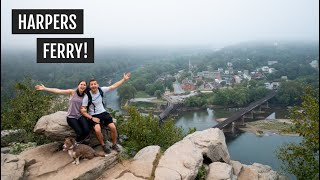 Exploring Harper’s Ferry in West Virginia  Maryland Heights Overlook  historic sights [upl. by Einreb377]