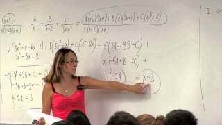 Math 2B Calculus Lecture 13 Integration by Partial Fractions [upl. by Adlin]