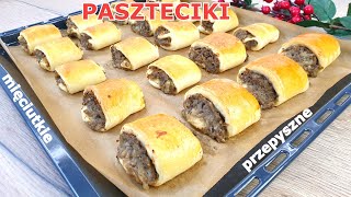 Szybkie i mięciutkie paszteciki z pieczarkami  niesamowicie pyszne 👌 wszyscy je uwielbiają 👍 HIT [upl. by Marvin]