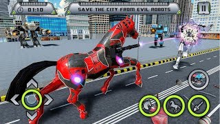 Car Robot Transformation Game  Horse Robot Games By Game Scapes Inc Gameplay HD [upl. by Kcir]