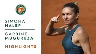 Simona Halep vs Garbine Muguruza  SemiFinal Highlights I RolandGarros 2018 [upl. by Darrell477]